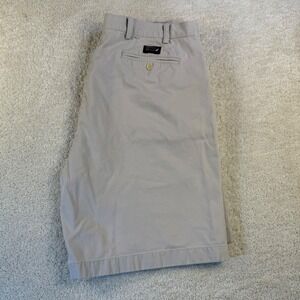 VTG Nautica Clipper Mens 38W Relaxed Fit Khaki Tan Chino Shorts Casual